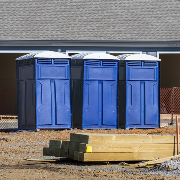 how can i report damages or issues with the portable restrooms during my rental period in Fraser CO